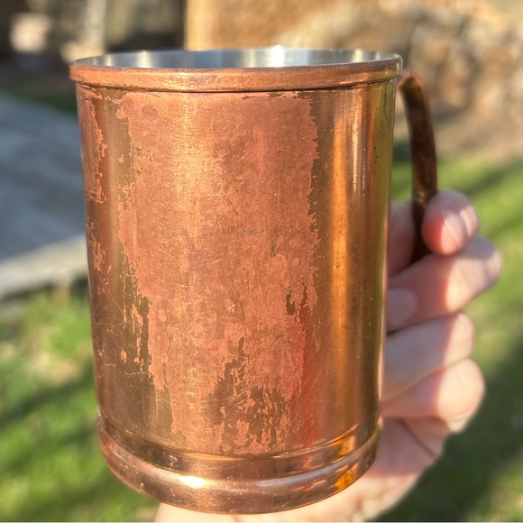 Copper Coated Moscow Mule Mug | Cup - Picture 4 of 9